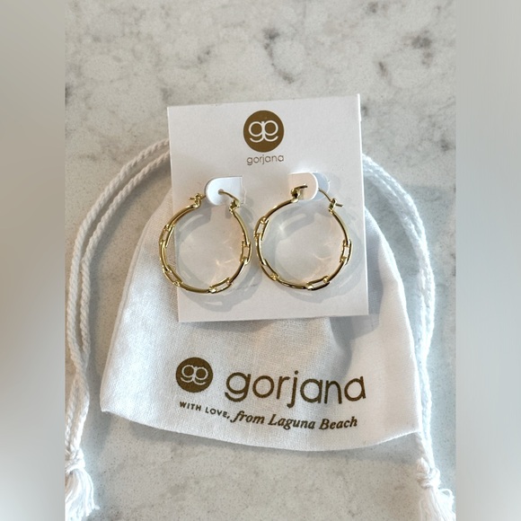 Gorjana Jewelry - Gorjana Parker Link Hoops NEW!!
